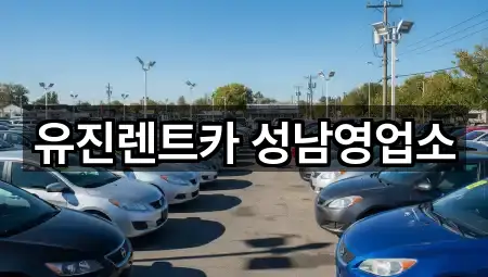 경기도 성남 중원구 성남동 장기렌트카 3곳 도보 길찾기