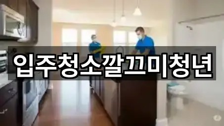 근처에서 찾는 흥사동 입주청소 4곳