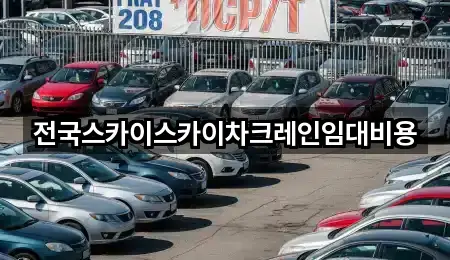 전국스카이스카이차크레인임대비용