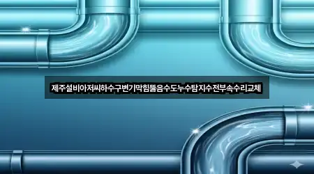 제주설비아저씨하수구변기막힘뚫음수도누수탐지수전부속수리교체