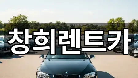 수원시 금곡동 렌트카 한 번에 보기 5곳