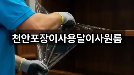 천안포장이사용달이사원룸