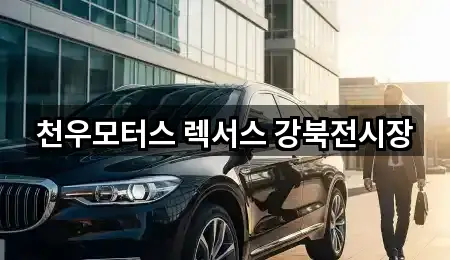천우모터스 렉서스 강북전시장