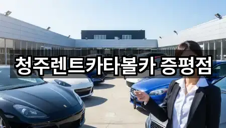 요약 브리프: 충북 증평군 도안면 장기렌트카 2곳