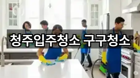 청주입주청소 구구청소