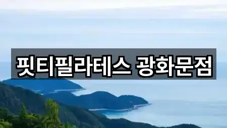 핏티필라테스 광화문점