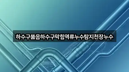 퀵 리스트: 안동 안기동 배관 뚫음 3곳