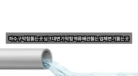하수구막힘뚫는곳싱크대변기막힘역류배관뚫는업체변기뚫는곳