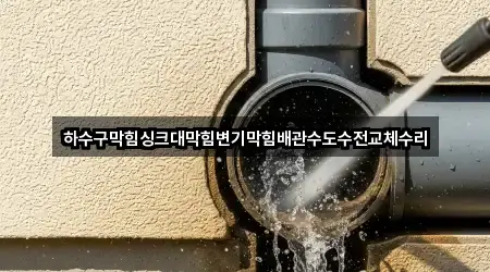 하수구막힘싱크대막힘변기막힘배관수도수전교체수리
