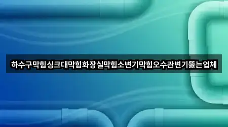 하수구막힘싱크대막힘화장실막힘소변기막힘오수관변기뚫는업체