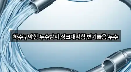 하수구막힘 누수탐지 싱크대막힘 변기뚫음 누수