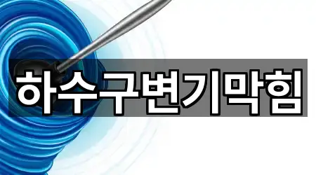 하수구변기막힘