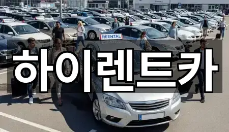 최신 경상남도 계동렌트카 리스트 4곳