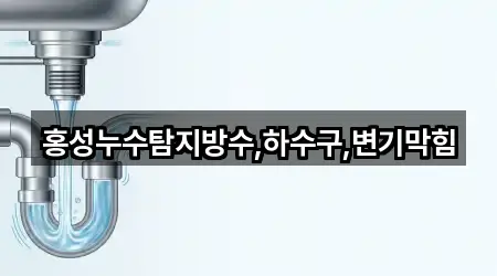 홍성누수탐지방수,하수구,변기막힘
