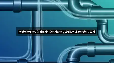 화장실주방수도설비유지보수변기하수구막힘싱크대누수방수도꼭지