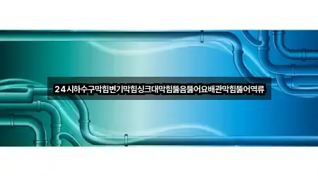 24시하수구막힘변기막힘싱크대막힘뚫음뚫어요배관막힘뚫어역류