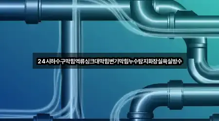 24시하수구막힘역류싱크대막힘변기막힘누수탐지화장실욕실방수