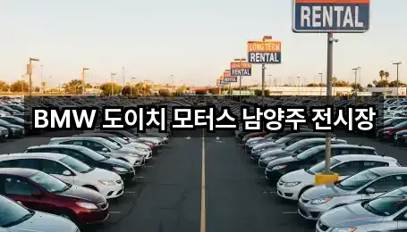 경기 남양주시 도농동 자동차전시장 2곳 지번 주소