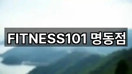 FITNESS101 명동점